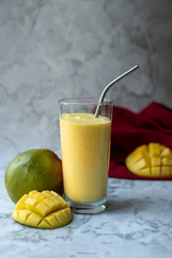 Frappe de mango y canela